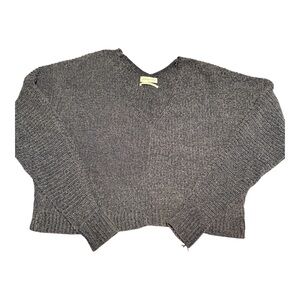 Urban Outfitters Charcoal V-Neck Sweater